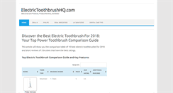 Desktop Screenshot of electrictoothbrushhq.com